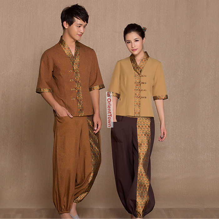Wellness Spa And Salon - Thai-Style SPA Massage-Set: Oberteil + Hose,