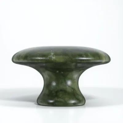 Spa And Wellness - Pilzförmiger Jade-Massagestein mit Glatter Textur Gua