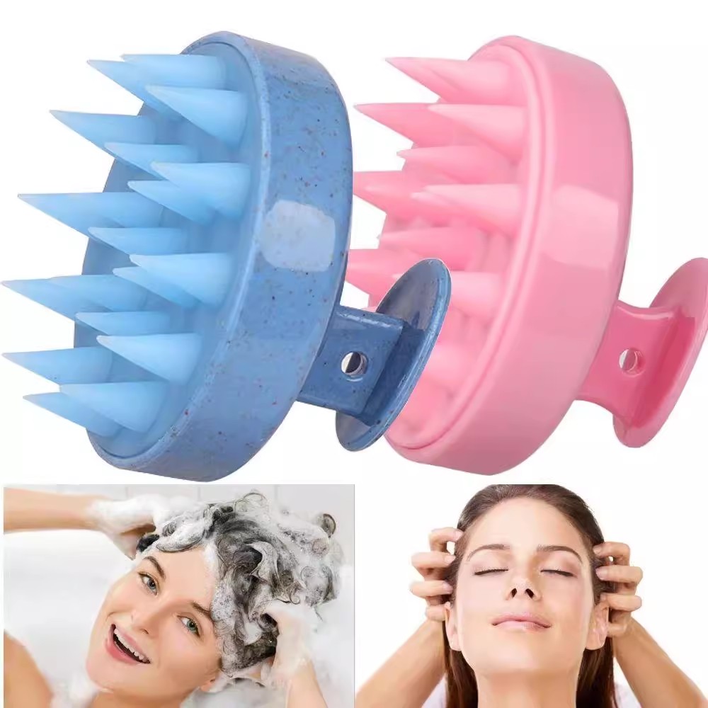 Hair Spa Wellness - Silikon Shampoo Bürstenkopf Kopfhaut Massage Kamm