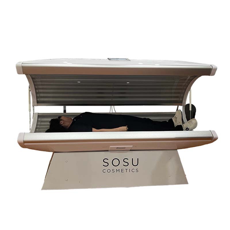 Wellness Spa And Salon - Acryl-Sonnenbank – Horizontale & Vertikale UV-Bräunungskabine
