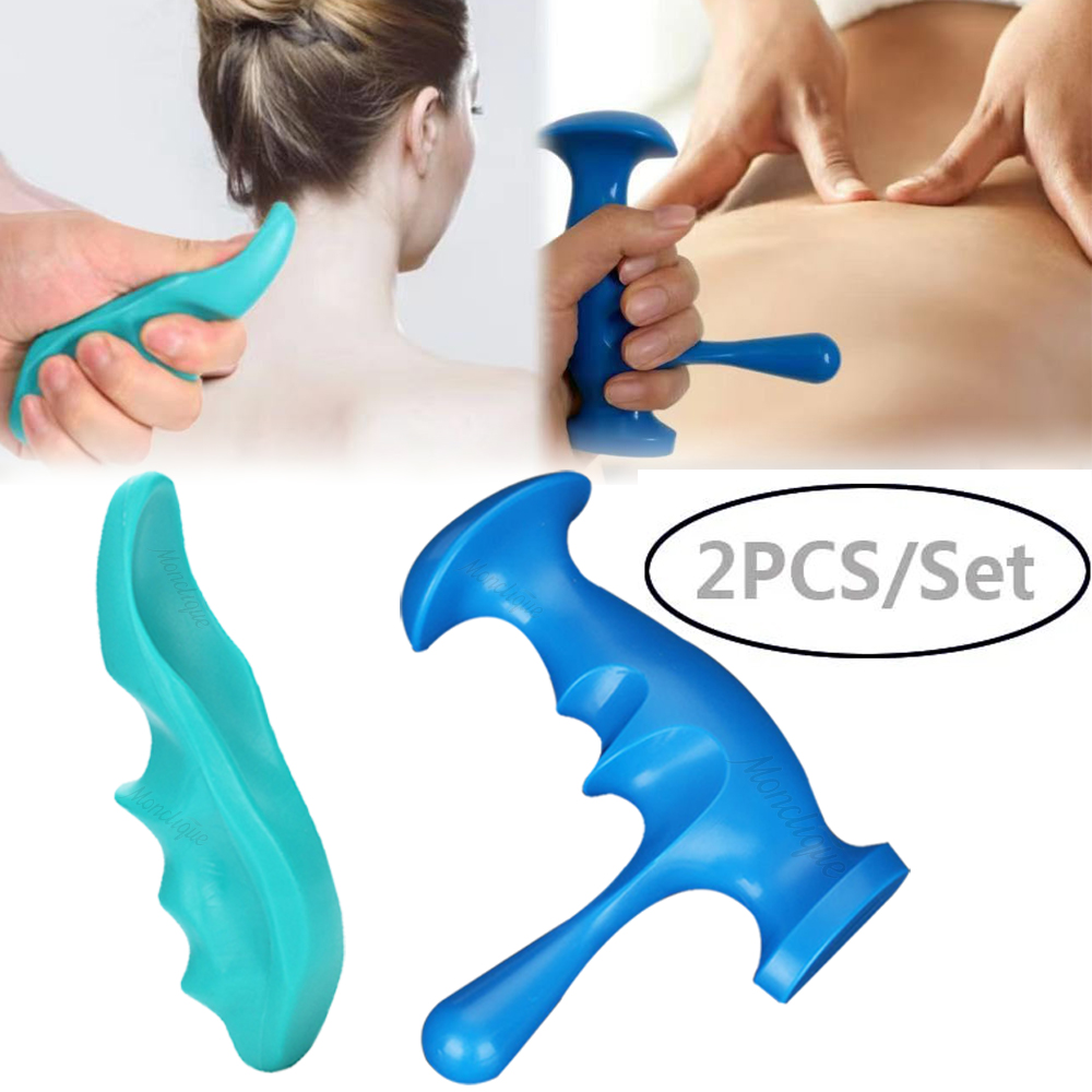Spa And Wellness - Tragbares T-Massagegerät für Fuß, Daumen, Triggerpunkt,