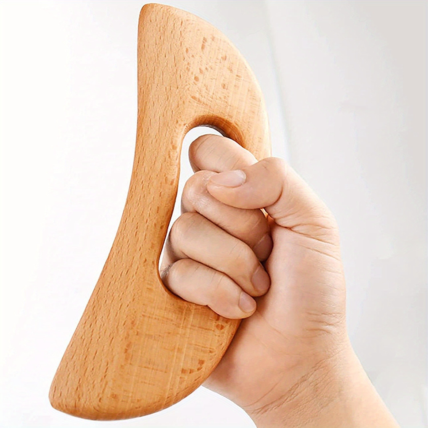 Spa And Wellness - Holz-Gua-Sha-Werkzeug für Körpermassage - Natürlicher Lymph-