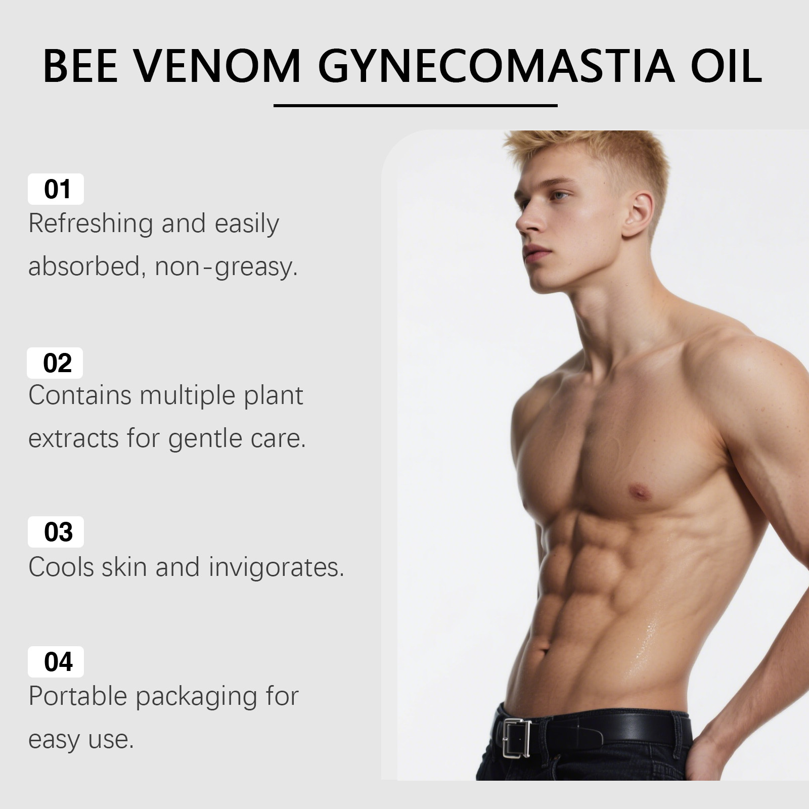 Bee Venom Gynäkomastie Öl Für  – Spa And Wellness Bewertung und Preis