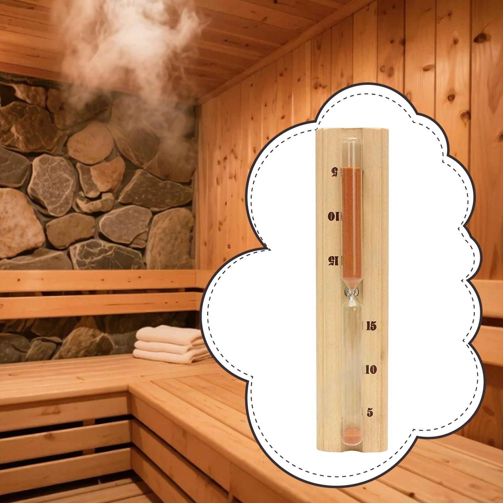 Hitzebeständige Sauna-Sanduhr  – Spa And Wellness Bewertung und Preis