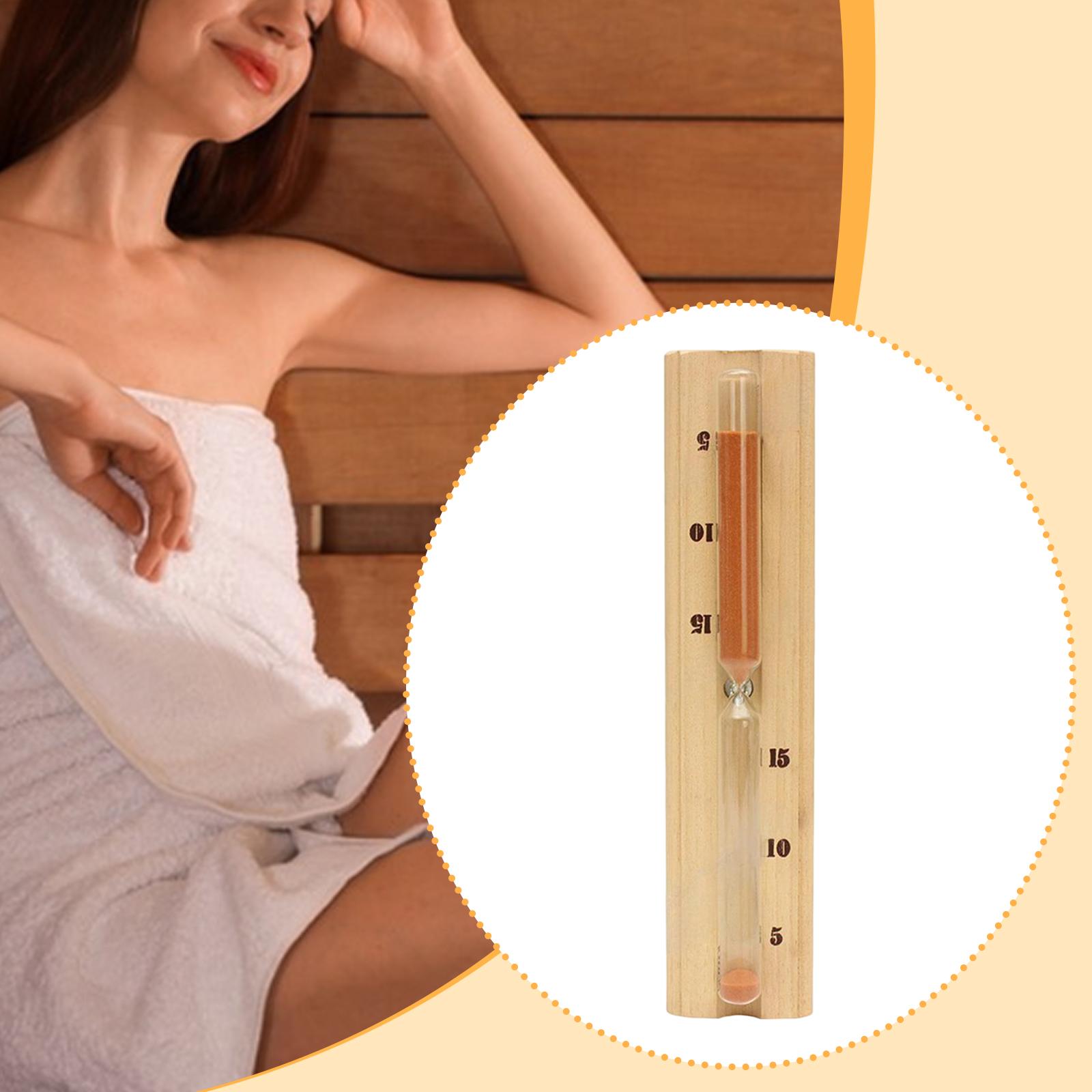 Hitzebeständige Sauna-Sanduhr  – Spa And Wellness Bewertung und Preis