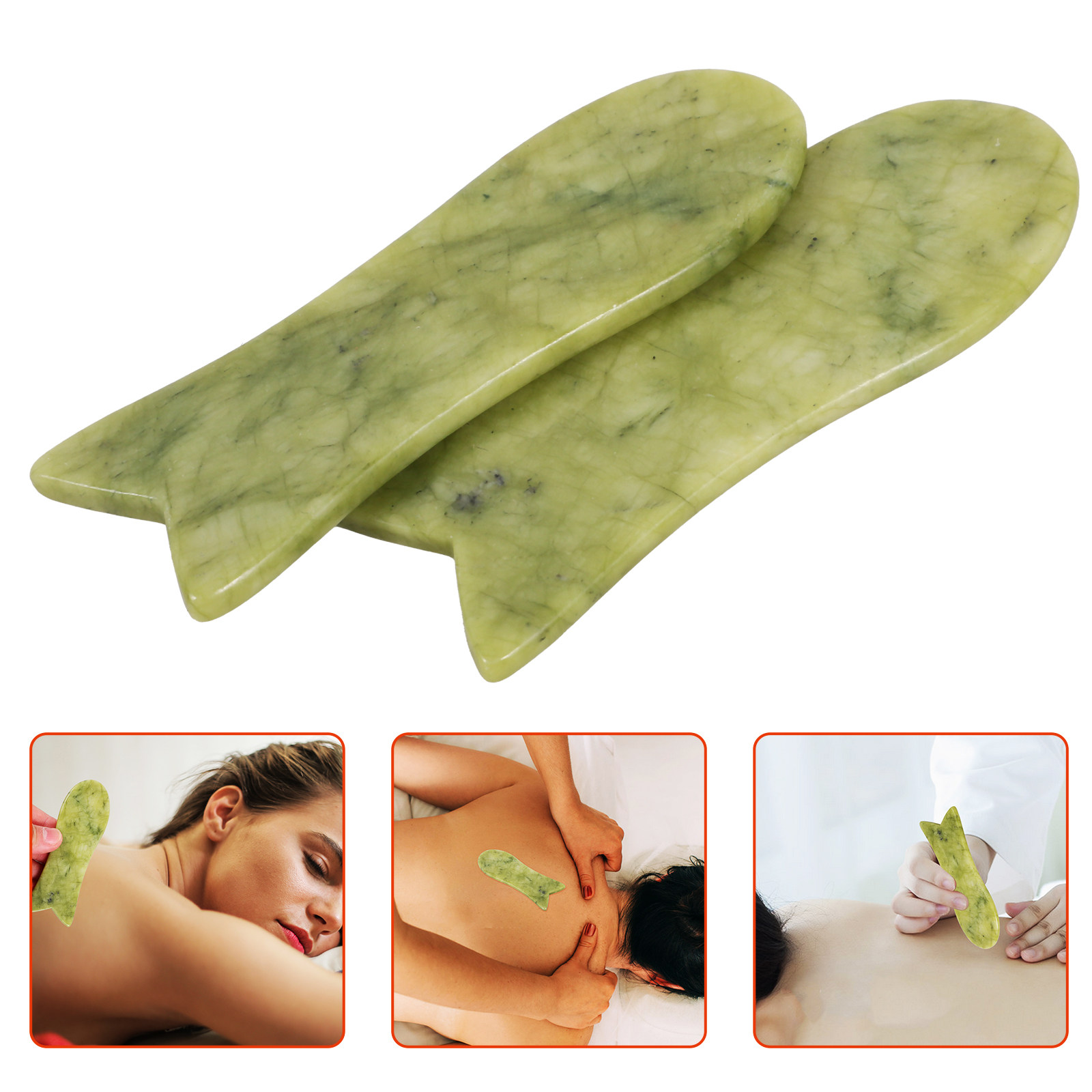 2 Stück natürliche Jade-Gua-Sh – Spa And Wellness Bewertung und Preis