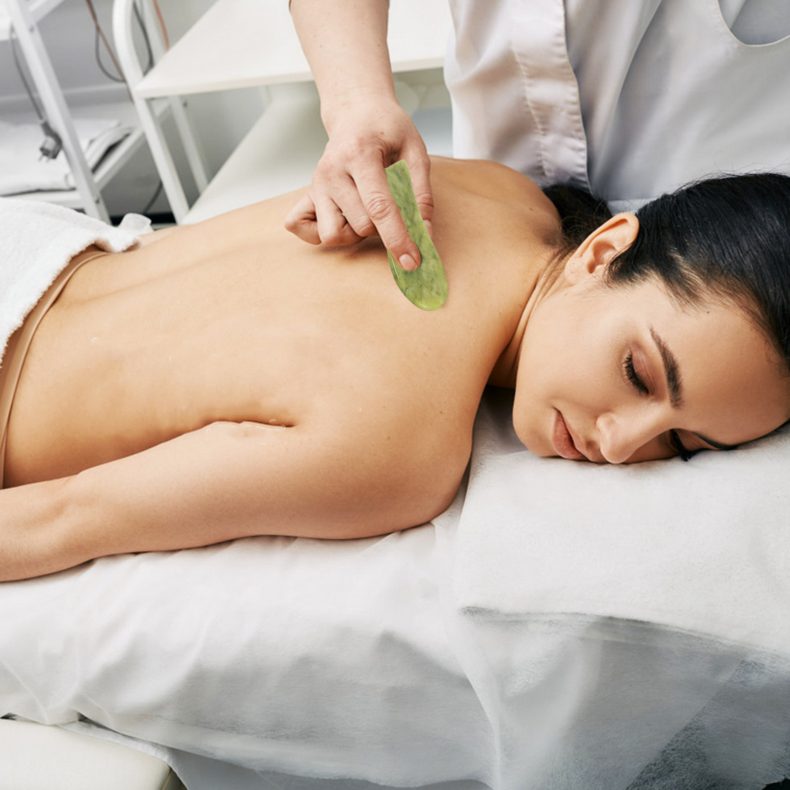 2 Stück natürliche Jade-Gua-Sh – Spa And Wellness Bewertung und Preis