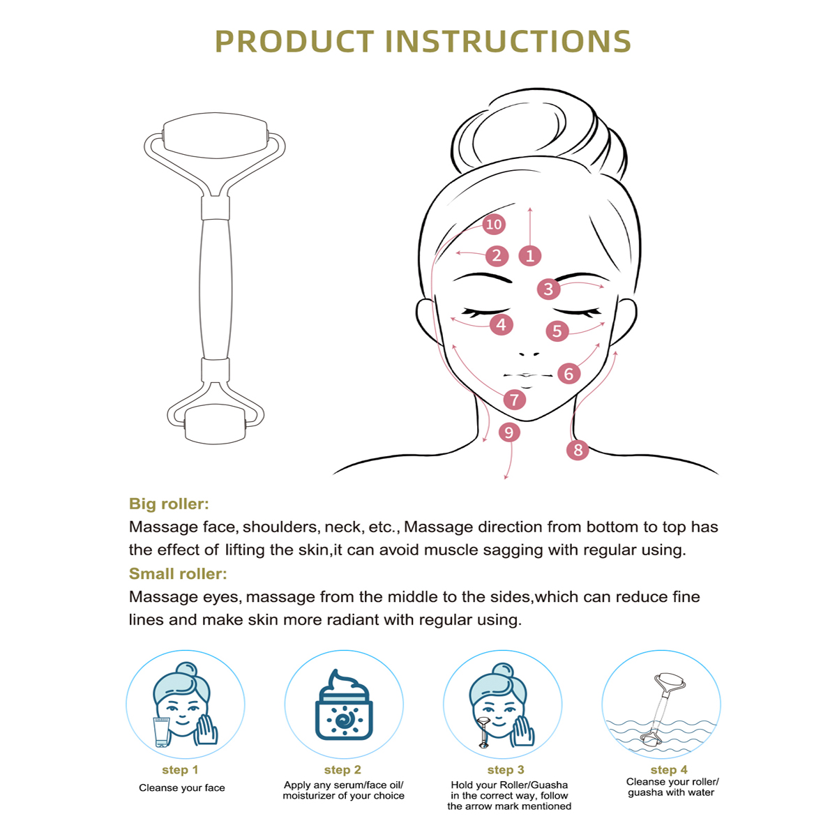 Natürliche Jade Roller Massage – Spa And Wellness Bewertung und Preis